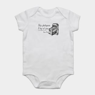 Stay photogenic. I beg of you. Team Finn Baby Bodysuit